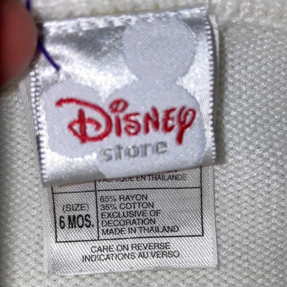Disney store Winnie the Pooh piglet beach nautical white knit cardigan sweater - Picture 5 of 10